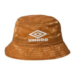 New Umbro Checkerboard Bucket Hat Cap Biscuit/Soft SIlt - OSFM
